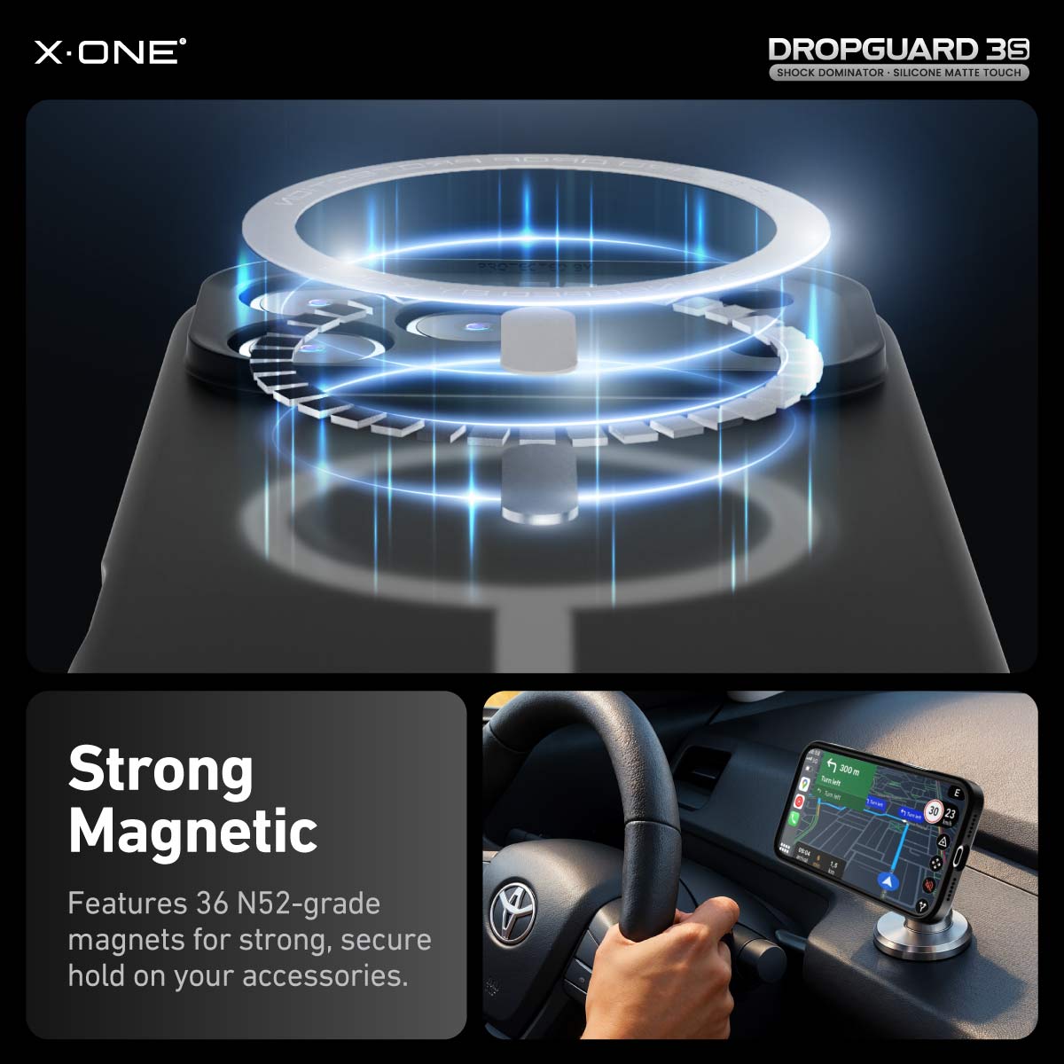 X.One Shock Dominator Impact Protection Case for iPhone 17 | Magsafe Compatible