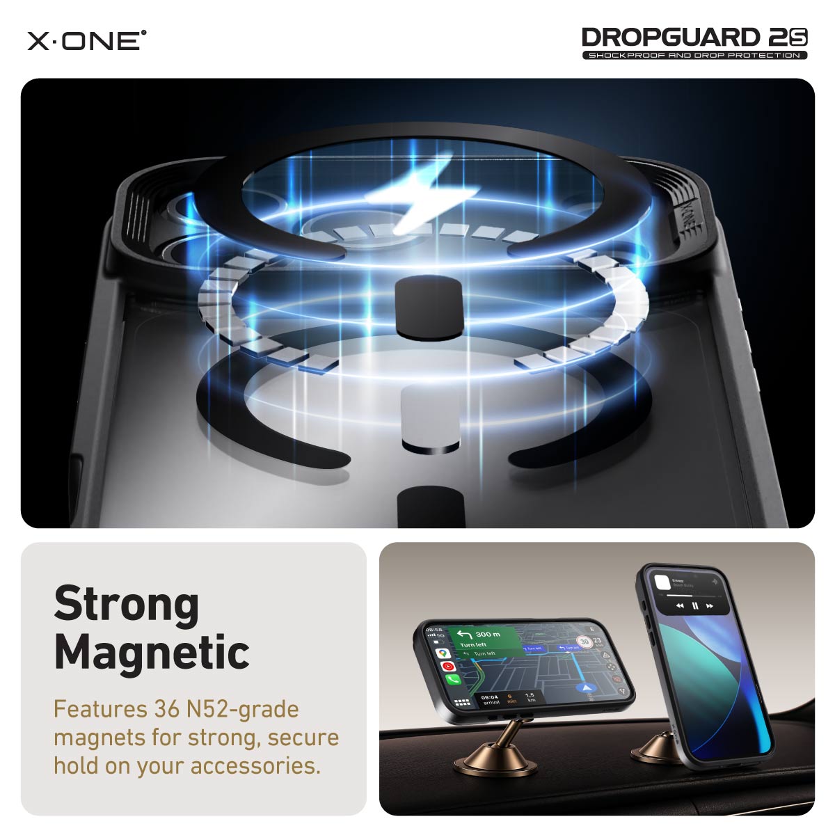 X.One Dropguard 2.0 Impact Protection Case for iPhone 17 Series | Magsafe Compatible