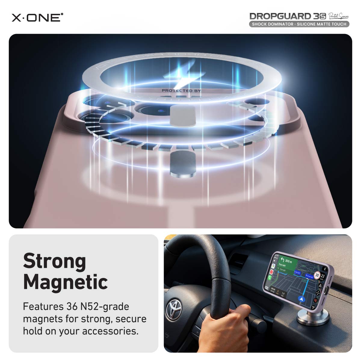 X.One Shock Dominator Impact Protection Case for iPhone 17 | Magsafe Compatible