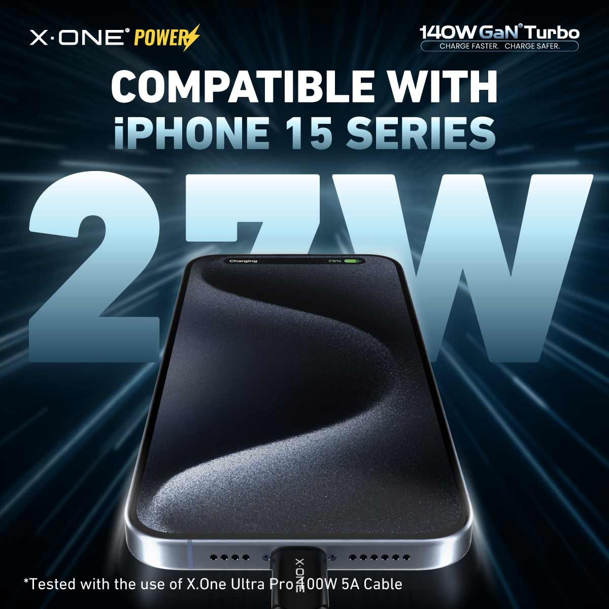 X.Oneยฎ 140W GaN 6 Turbo Ultra Fast Charger (4-Ports)