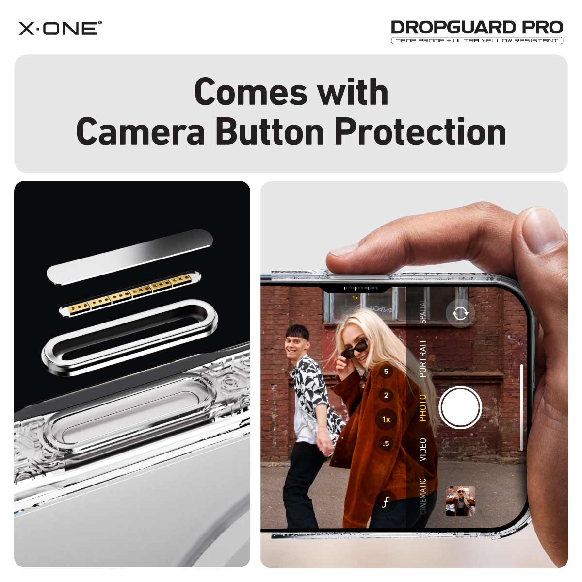 X.One Dropguard Pro Impact Protection Case with EnduraClear for iPhone 17 Series | Magsafe Compatible