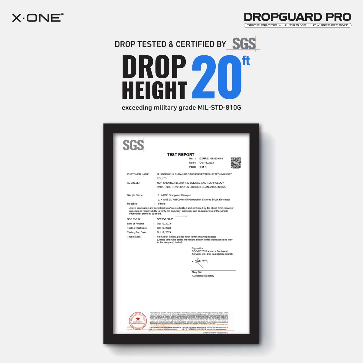 X.One Dropguard Pro Impact Protection Case with EnduraClear for iPhone 17 Series | Magsafe Compatible