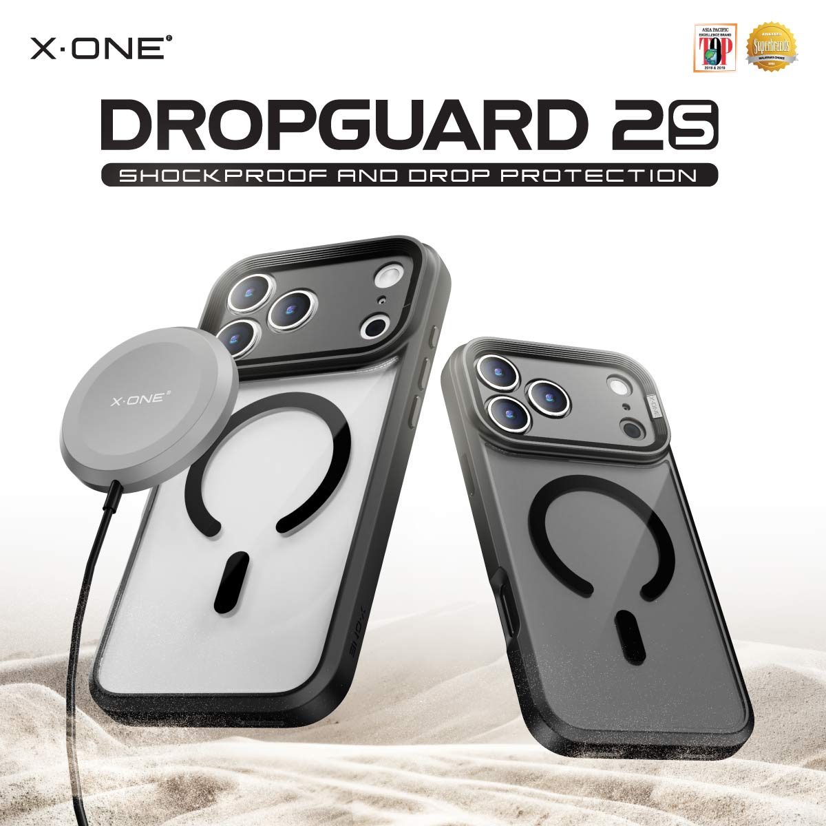 X.One Dropguard 2.0 Impact Protection Case for iPhone 17 Series | Magsafe Compatible
