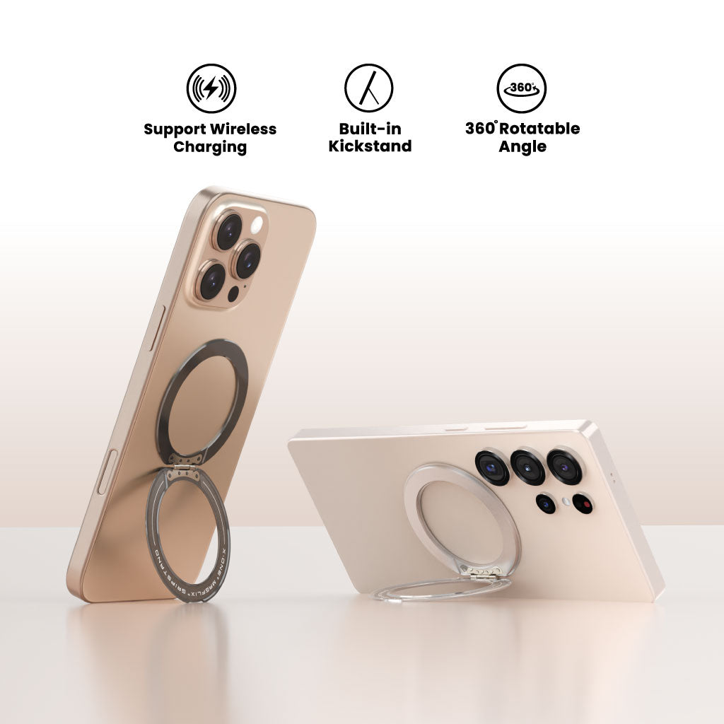 X.One MagFlix Gripstand Magnetic Adjustable Phone Stand Ring Holder