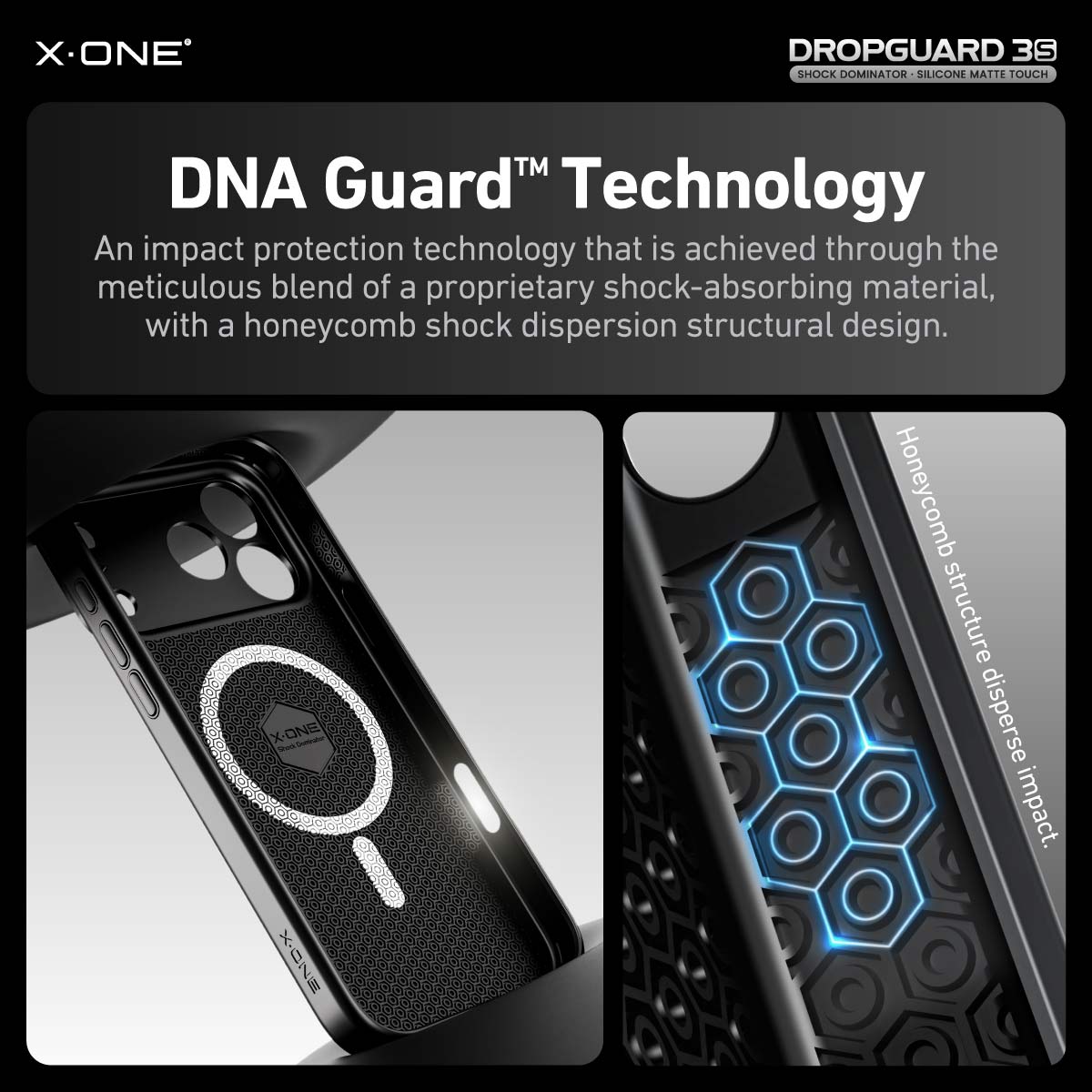 X.One Shock Dominator Impact Protection Case for iPhone 17 | Magsafe Compatible