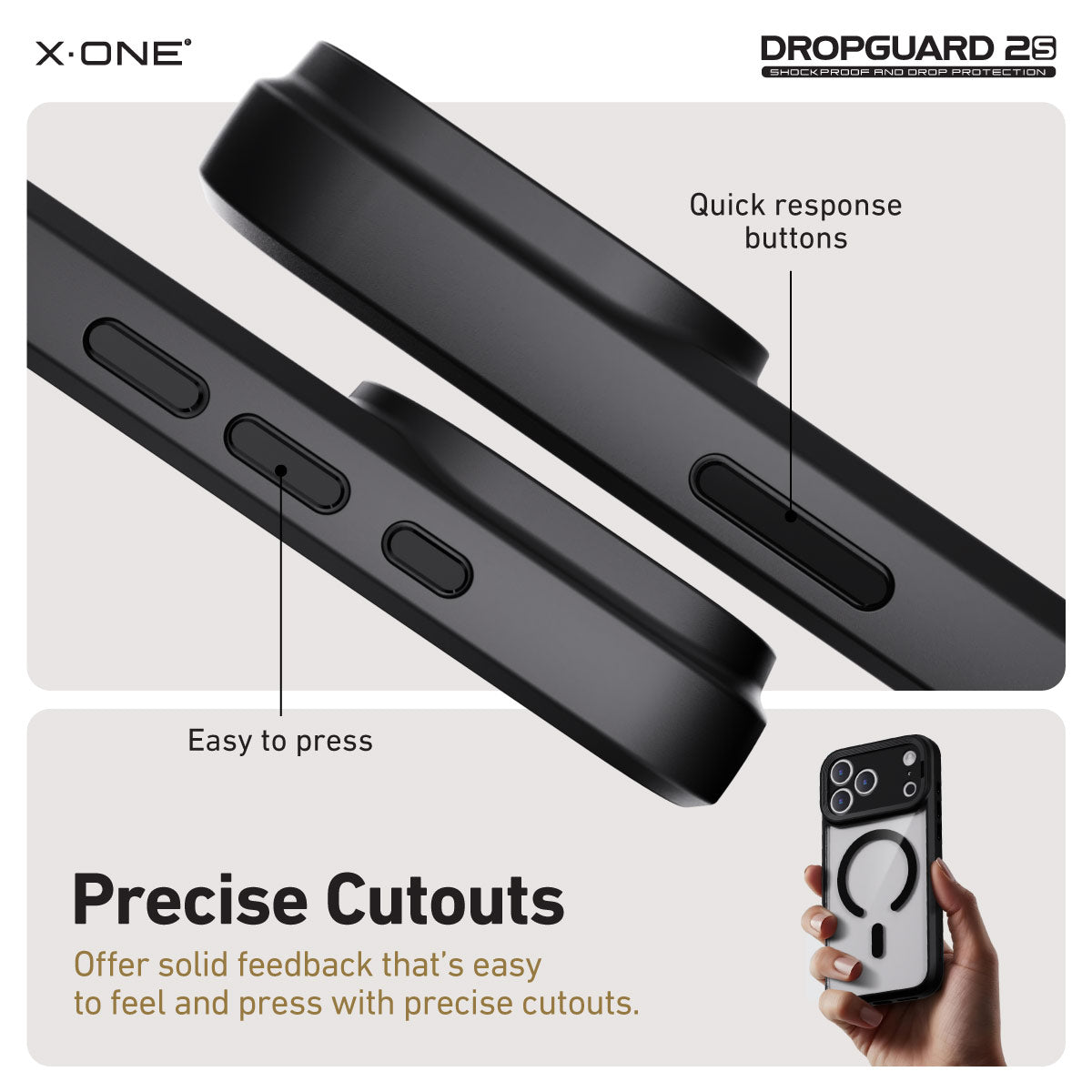 X.One Dropguard 2.0 Impact Protection Case for iPhone 17 Series | Magsafe Compatible