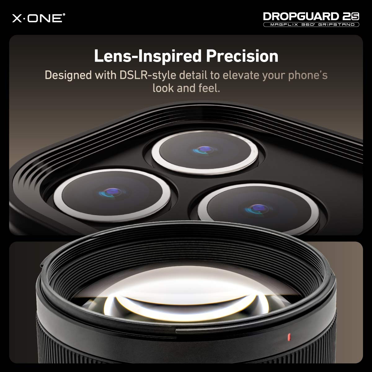 X.One Dropguard 2.0 with Gripstand Impact Protection Case for iPhone 17 Series | Magsafe Compatible