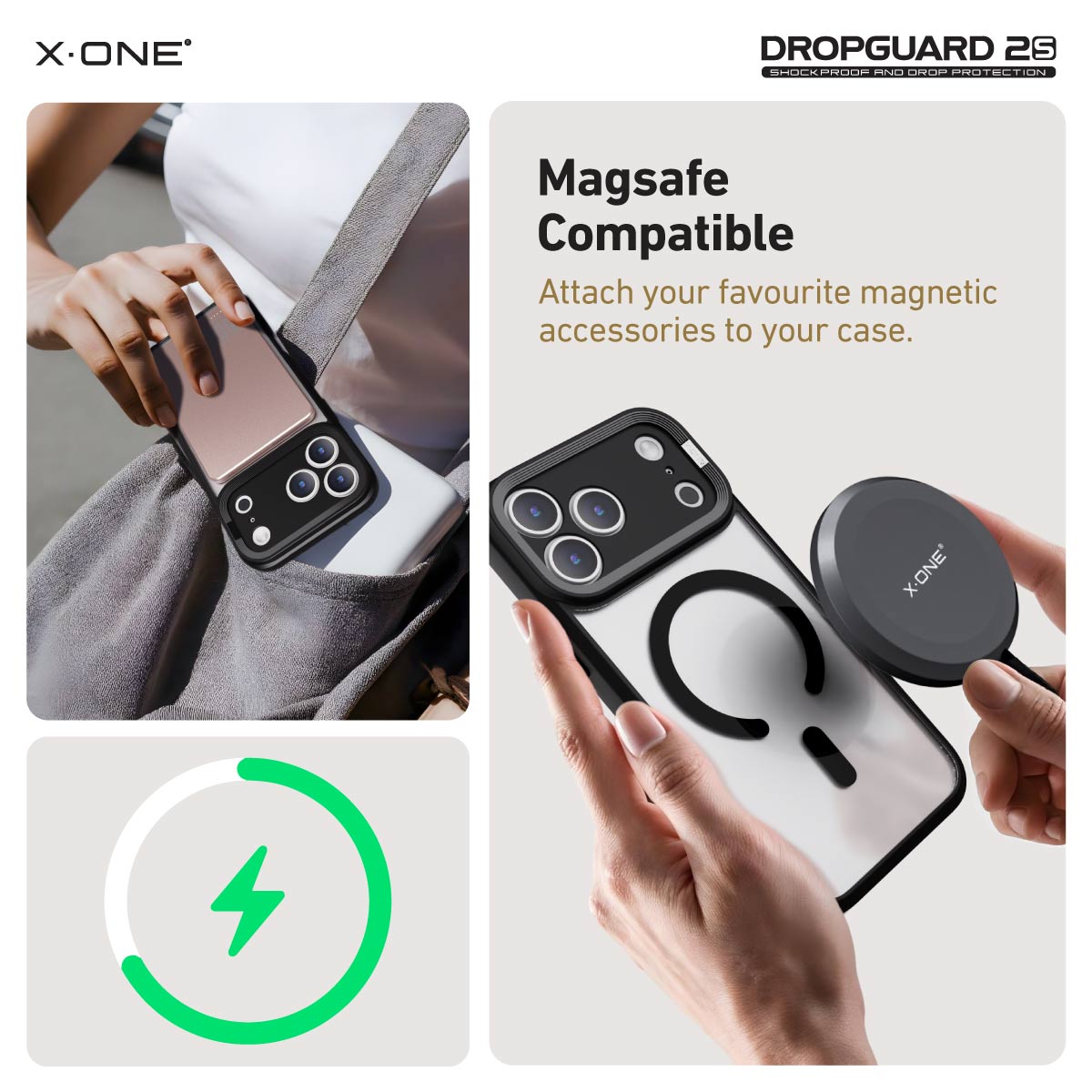 X.One Dropguard 2.0 Impact Protection Case for iPhone 17 Series | Magsafe Compatible