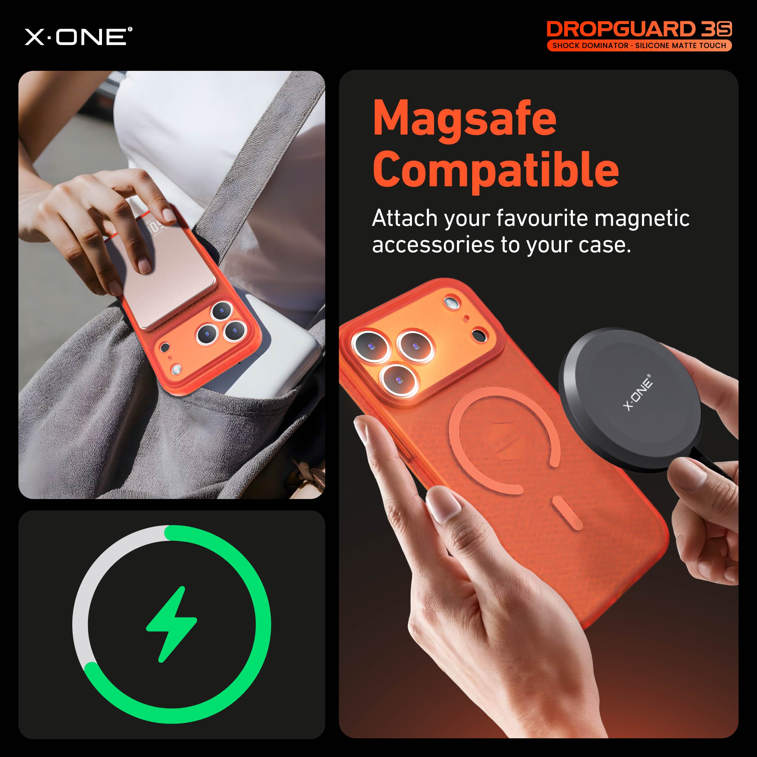 Shock Dominator Neon Orange