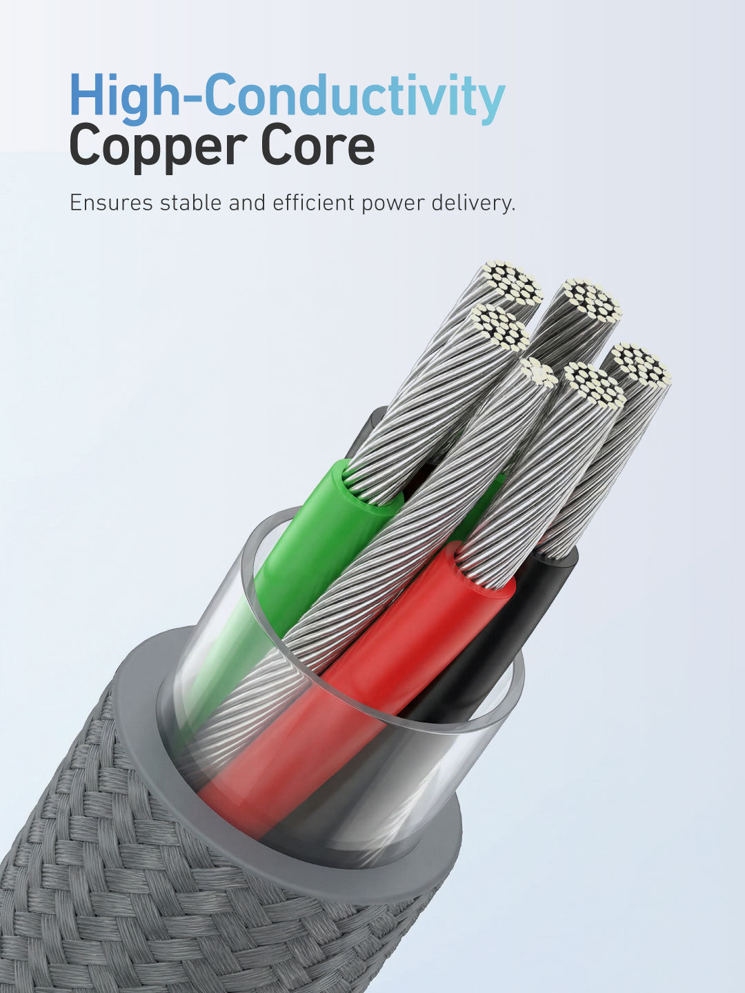 X.One® TitanFlex 240W USB-C Fast Charge Cable — High Conductivity