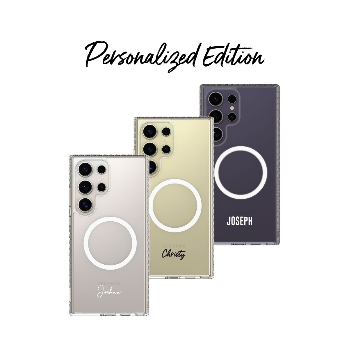 X.One® Dropguard Pro with EnduraClear (Magsafe Edition) for Galaxy S24 Ultra – Personalized Edition
