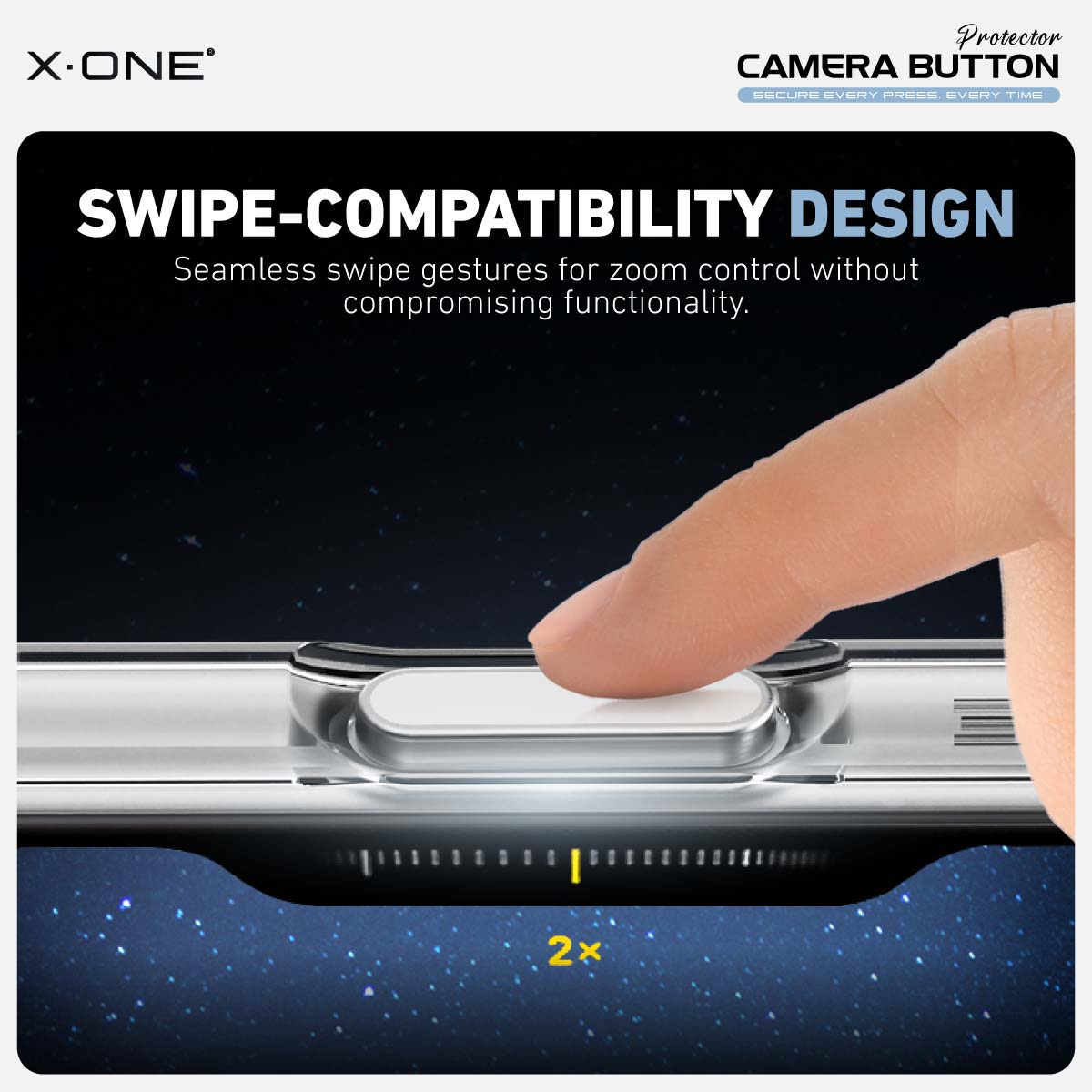 X.One Camera Button Protector for iPhone 16 Pro Max/16/16 Plus Camera Control Button