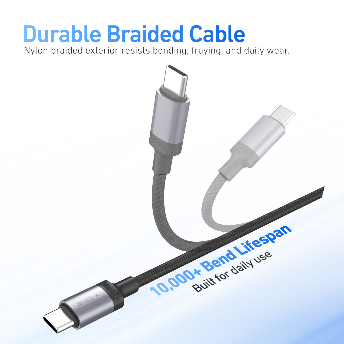 ReFlex Recoil 60W USB-C Fast Charge Cable