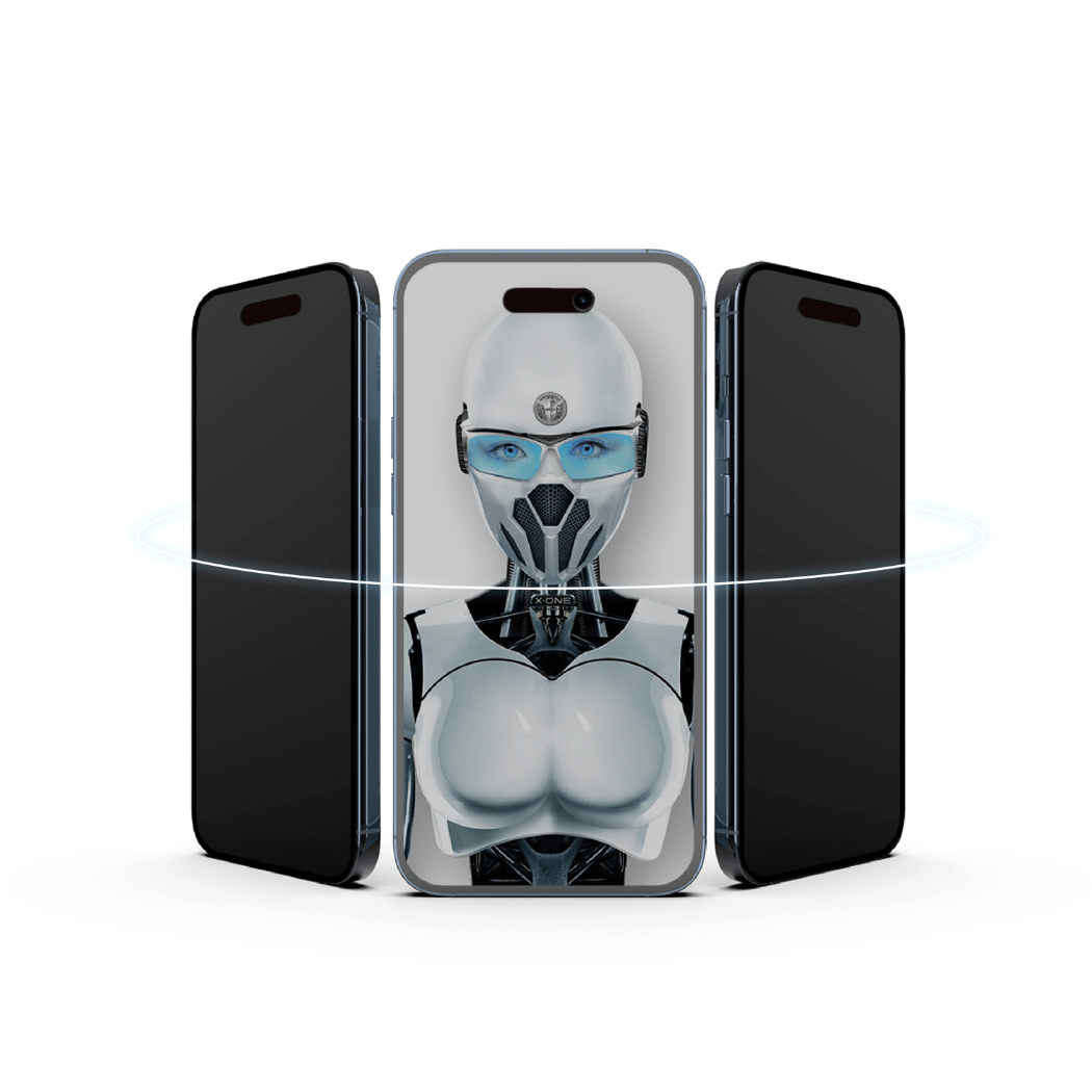 X.One® Hybrid Polymer Impact Screen Protector (Anti Blue Light + Privacy) for iPhone