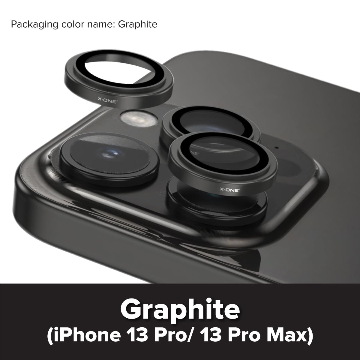 X.One® Camera Armor Pro for iPhone 13 Pro Max — Silver