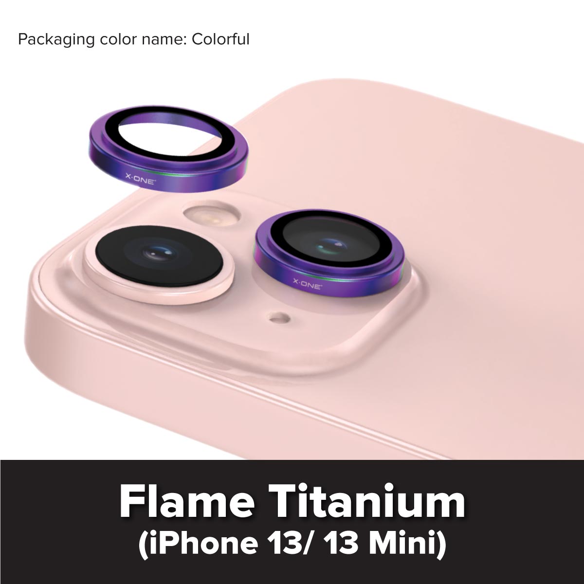 X.One® Camera Armor Pro for iPhone 13 — Pink