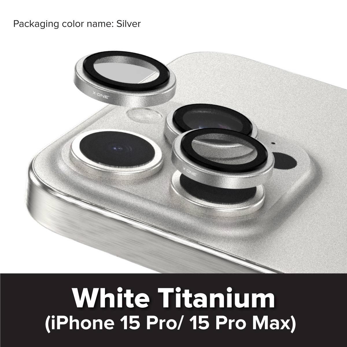 X.One® Camera Armor Pro for iPhone 15 Pro Max — Blue Titanium