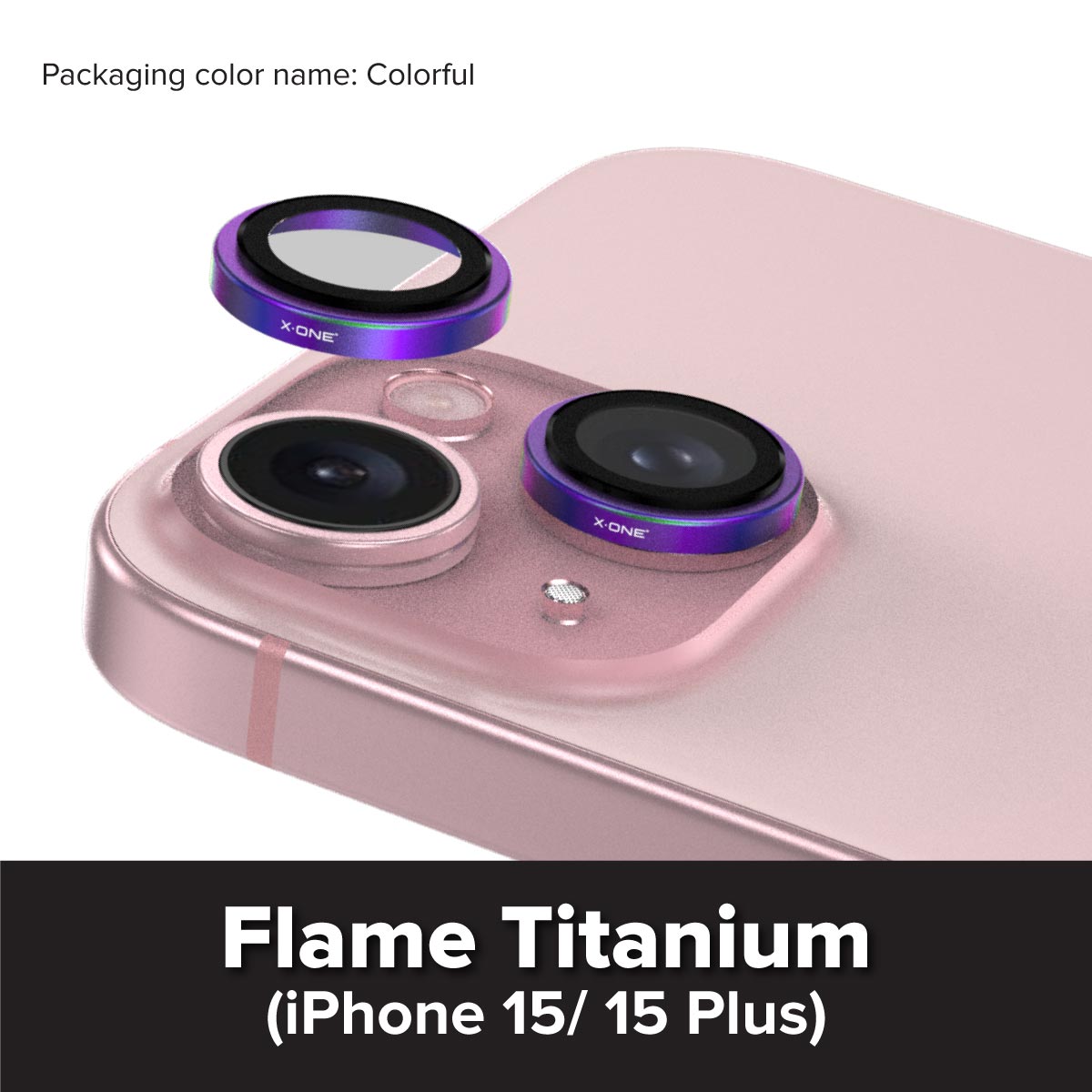 X.One® Camera Armor Pro for iPhone 15 — Black