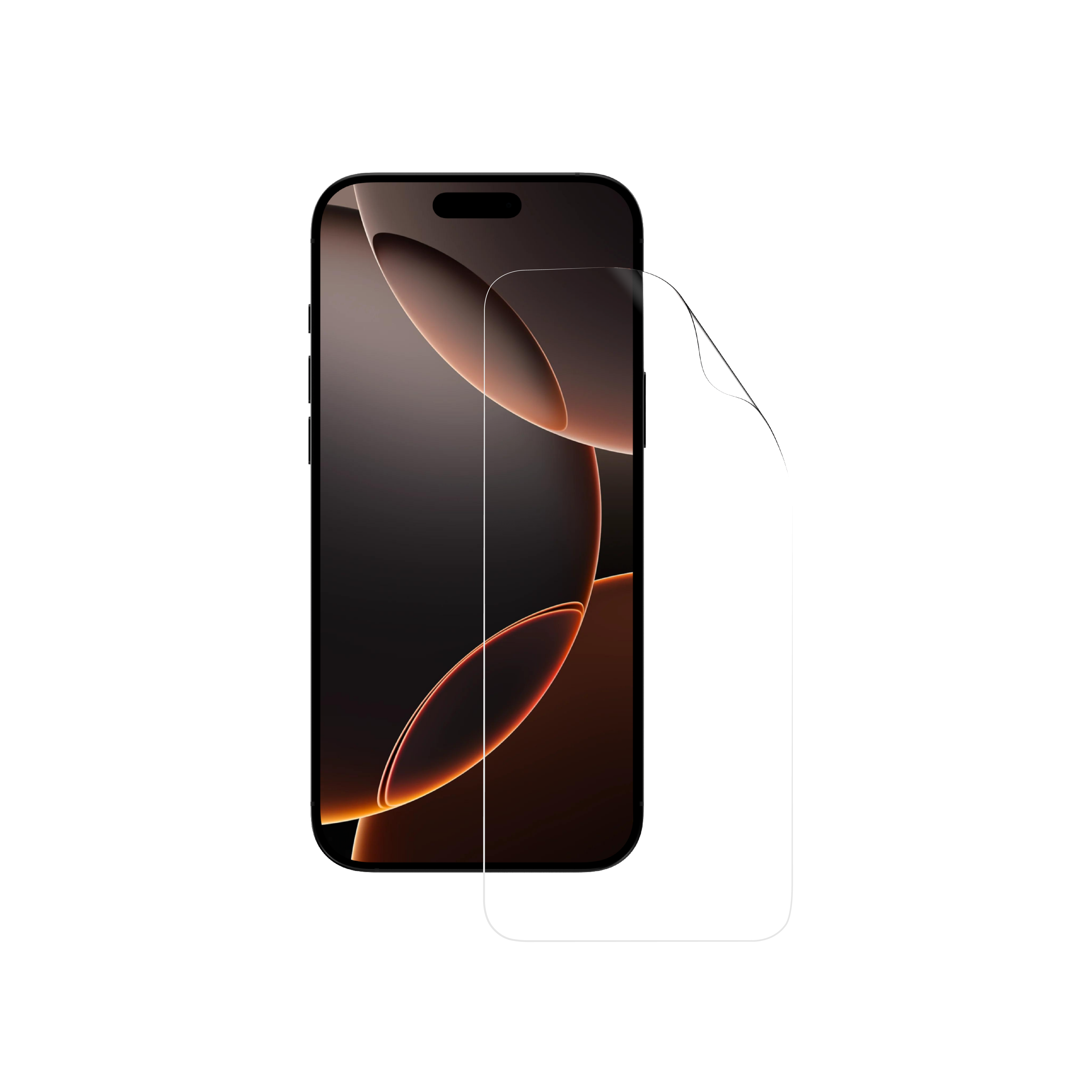 X.One® Hybrid Polymer Impact Protection Screen Protector (No Black Bezel/Full Transparency) for iPhone 16 Series