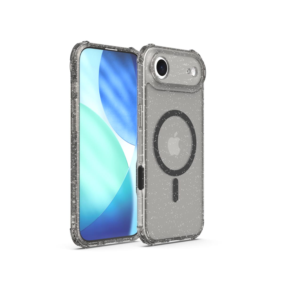 X.One Dropguard Pro Glitter Impact Protection Case with EnduraClear for iPhone 17 Series | Magsafe Compatible