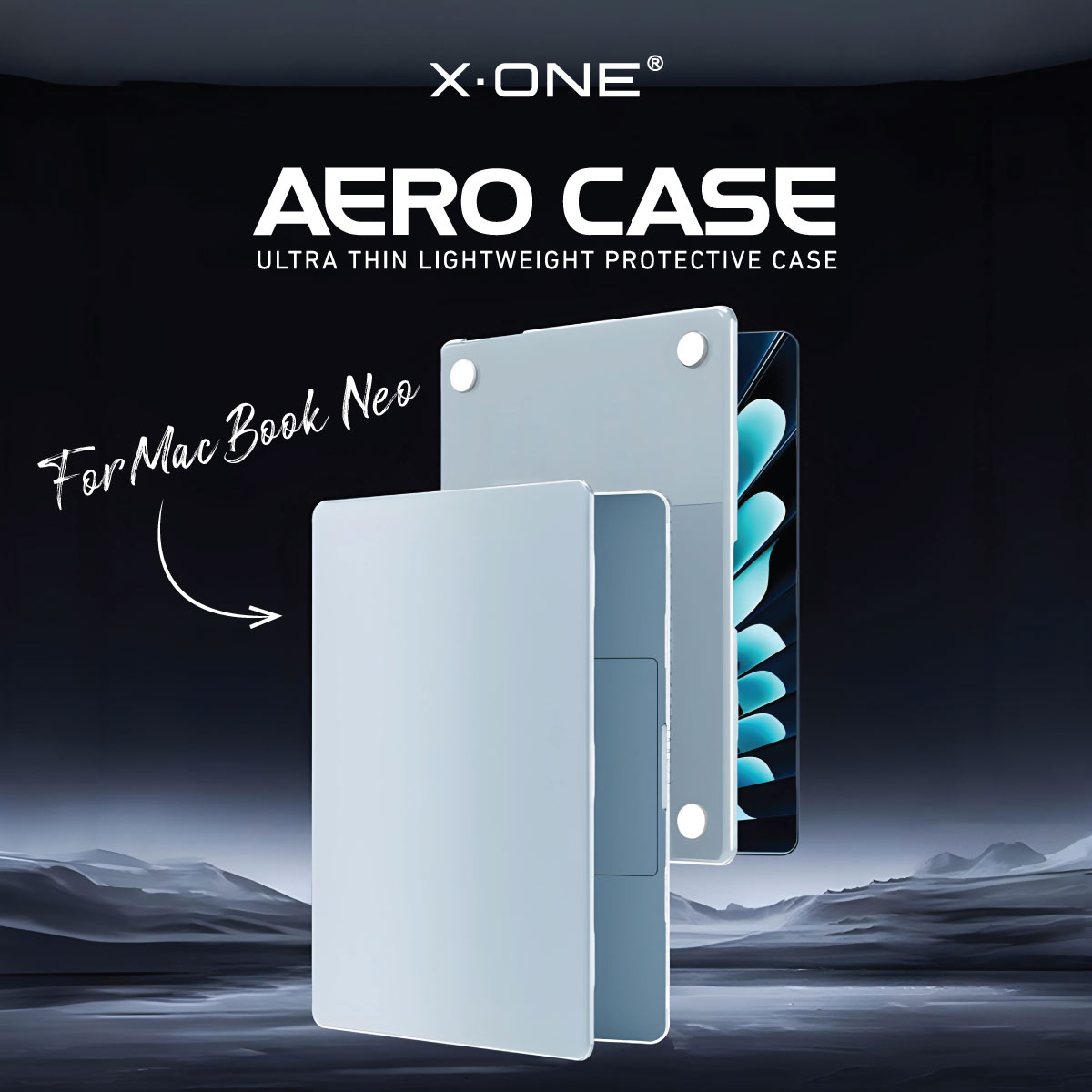 X.One® Aero Case for MacBook NEO — Open View