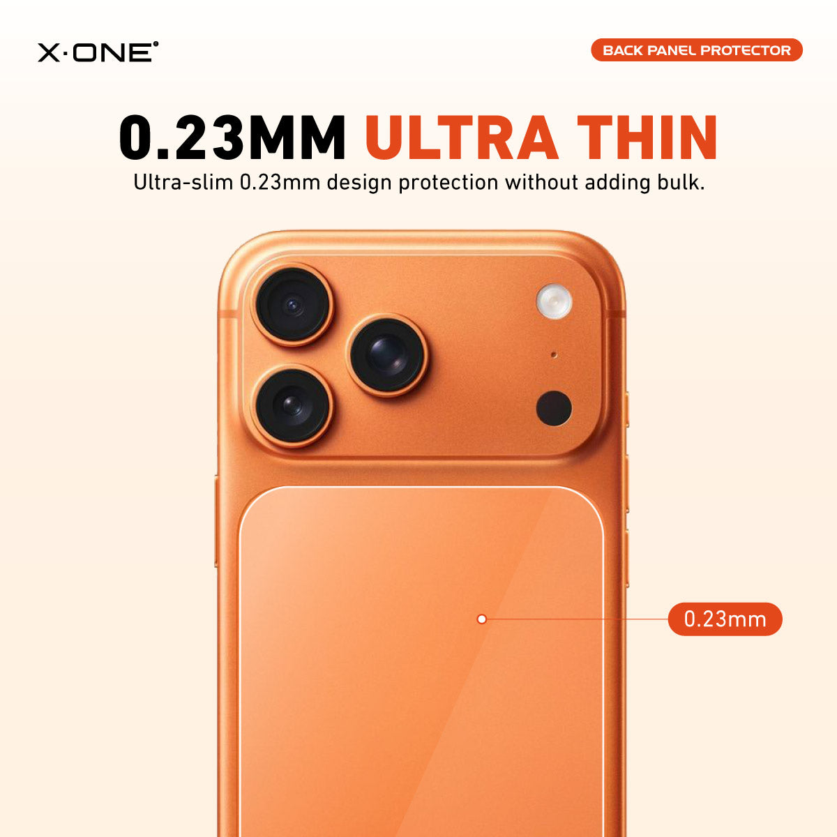 X.One Camera Plateau and Back Panel Protector for iPhone 17 Series