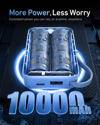 X.One® Atom Duo 10000mAh Power Bank — Battery Capacity