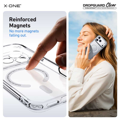 X.One® Dropguard Clear MagSafe Case for iPhone 17 Series — Material Detail