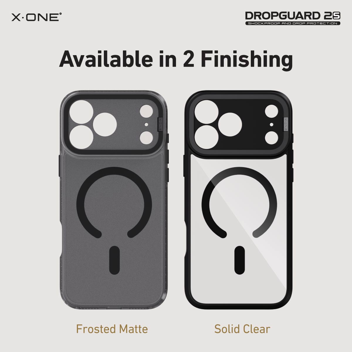 X.One Dropguard 2.0 Impact Protection Case for iPhone 17 Series | Magsafe Compatible