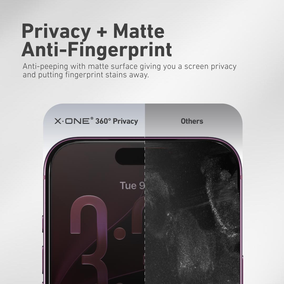 Hybrid Polymer Privacy Matte Screen Protector