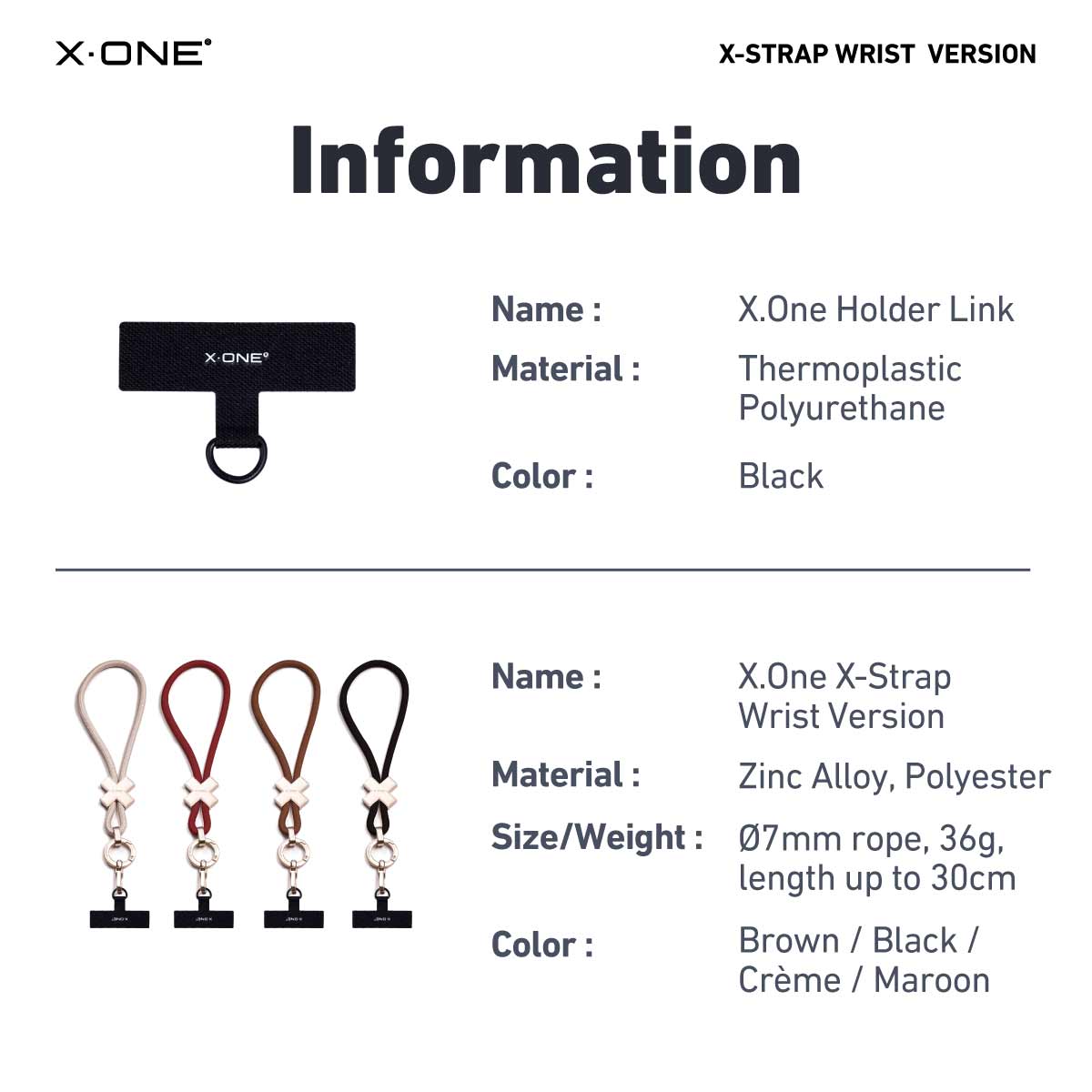 X.One X-Strap (Wrist Lanyard) Phone Strap