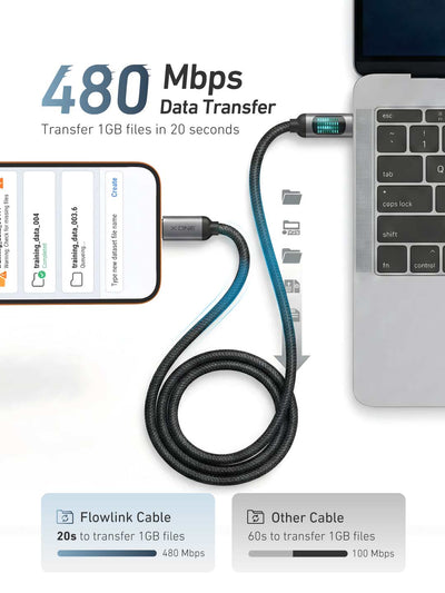 X.One® Flowlink 100W USB-C Running LED Cable — Feature 8