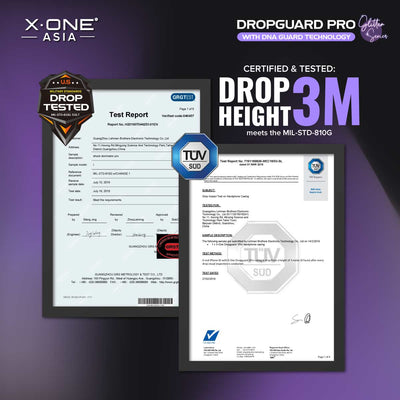 X.One® Dropguard Pro Glitter Case for iPhone 14 Series — Certified and Tested
