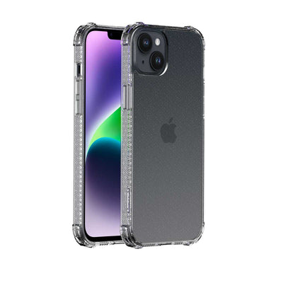 X.One® Dropguard Pro Glitter Case for iPhone 14 — Clear Glitter