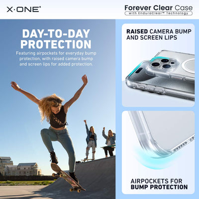 X.One® Forever Clear MagSafe Case for iPhone 15 Series — Day to Day Protection