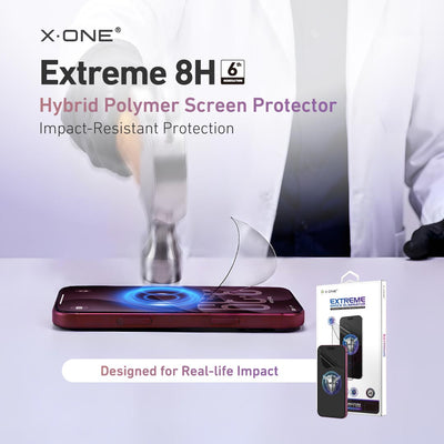 [Clear HD] Hybrid Polymer Screen Protector with Installer Kit