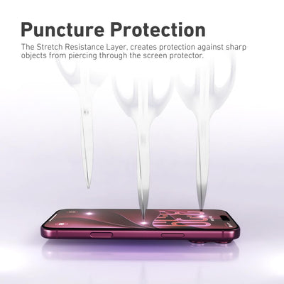 [Matte HD] Hybrid Polymer  Screen Protector with Installer Kit