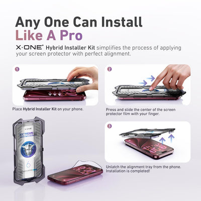 [Matte HD] Hybrid Polymer  Screen Protector with Installer Kit
