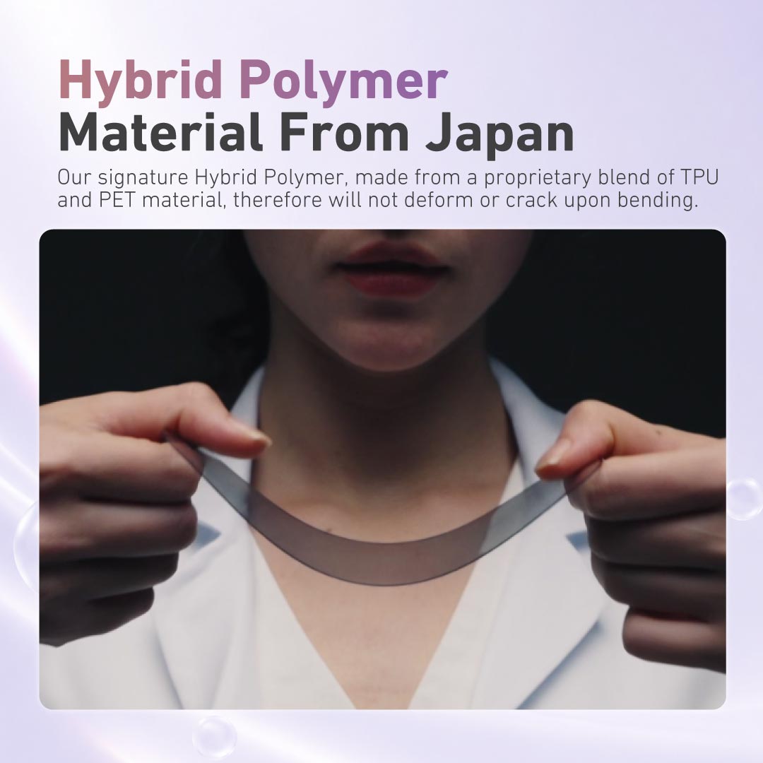 [Matte HD] Hybrid Polymer  Screen Protector with Installer Kit
