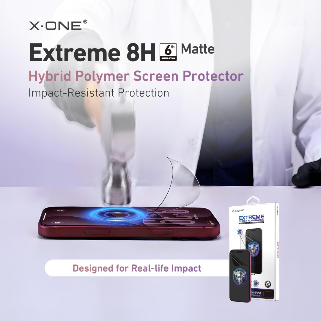 [Matte HD] Hybrid Polymer  Screen Protector with Installer Kit