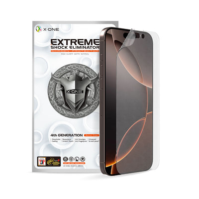 X.One® Unbreakable Hybrid Polymer Matte Screen Protector for iPhone 17 Pro Max — Matte HD