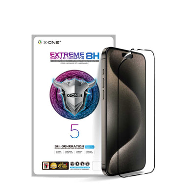 X.One® Unbreakable Hybrid Polymer Screen Protector for iPhone 15 Pro Max — Clear HD