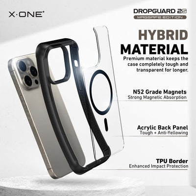 X.One® Dropguard 2.0 MagSafe Case for iPhone 15 Series — SGS Certified