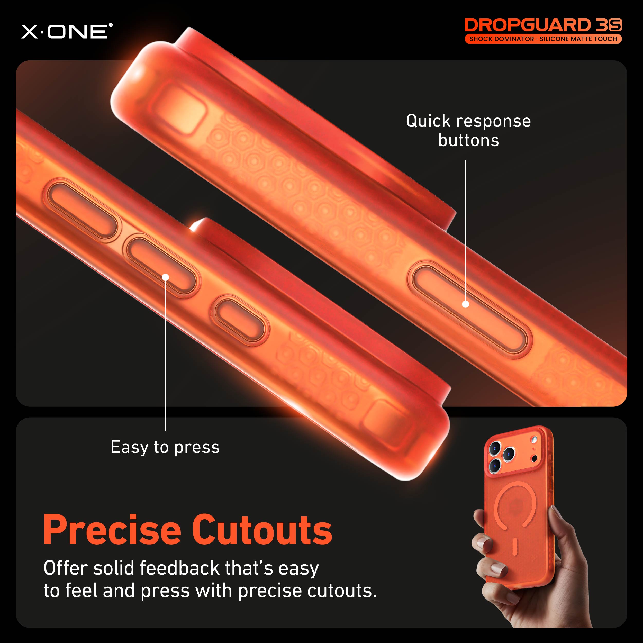 Shock Dominator Neon Orange