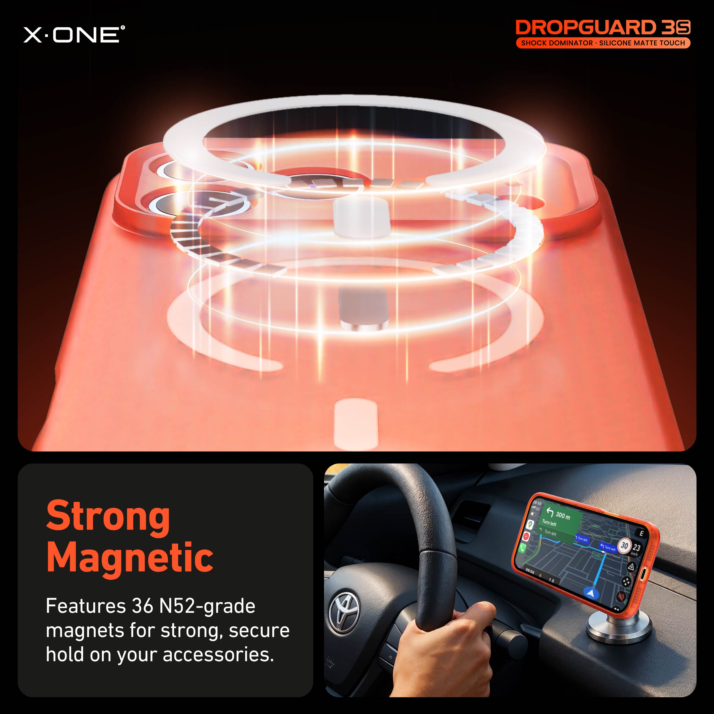 Shock Dominator Neon Orange