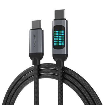 X.One® Flowlink 100W USB-C Cable — Animated Running LED