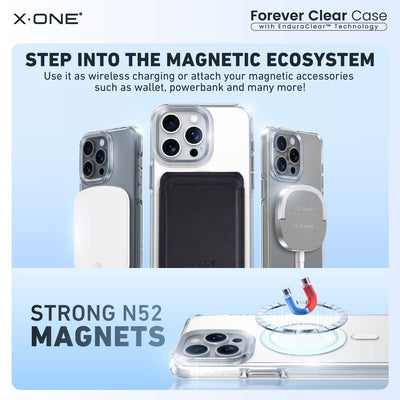 X.One® Forever Clear MagSafe Case — Magnetic Ecosystem