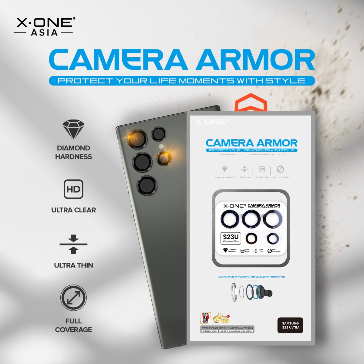 X.One® Camera Armor for Samsung Series