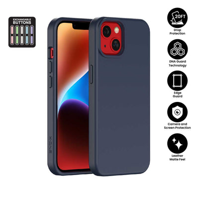 X.One® Shock Dominator Pastel Case for iPhone 14 Plus — Navy