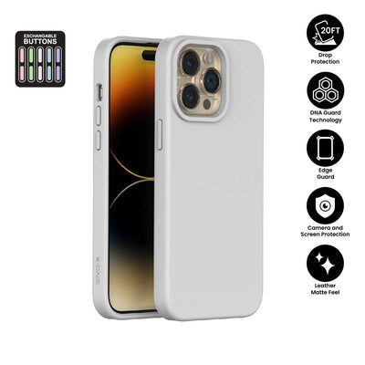 X.One® Shock Dominator Pastel Case for iPhone 14 Pro — Smoke
